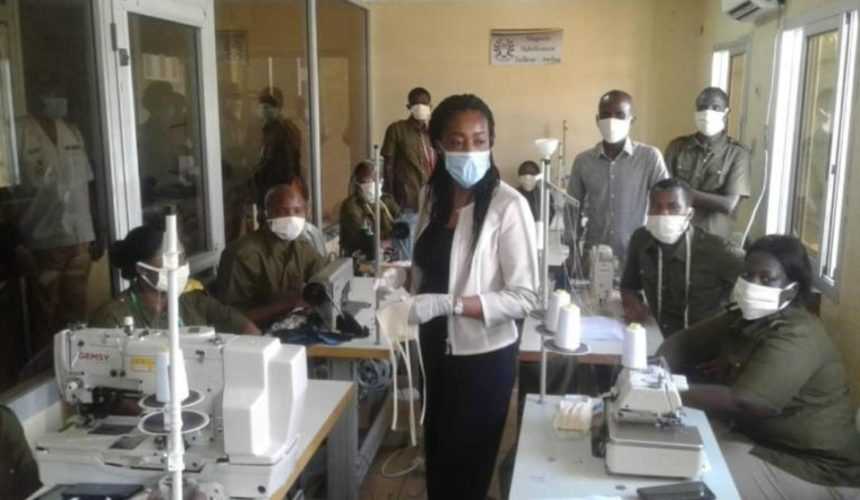 Medias241.com-gabon-COVID-19 : CONFECTION DE MASQUES AU SEIN DE LA PRISON CENTRALE DE LIBREVILLE