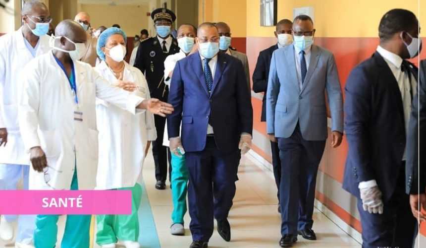 Medias241.com-gabon-COVID-19 : JULIEN NKOGHE BEKALE VISITE LES CENTRES HOSPITALIERS RETENUS POUR LA PRISE EN CHARGE