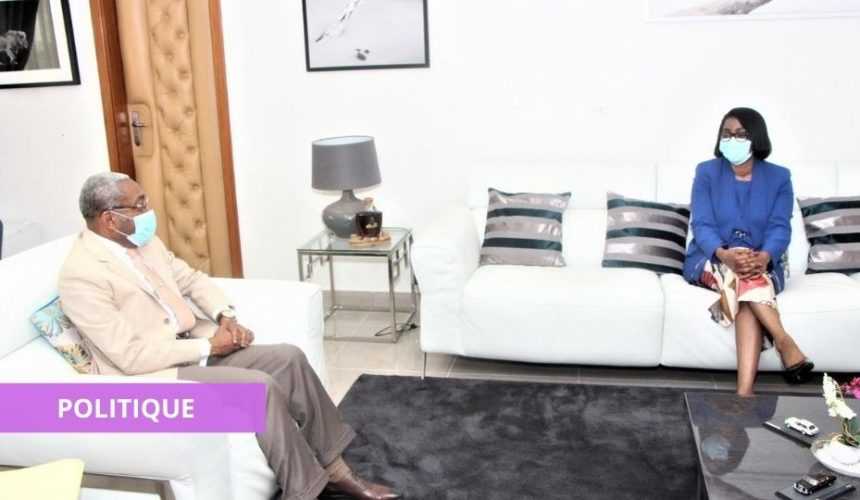 Medias241.com-Gabon-ROSE CHRISTIANE OSSOUKA RAPONDA S’ENTRETIENT AVEC ÉRIC DODO BOUNGUENDZA