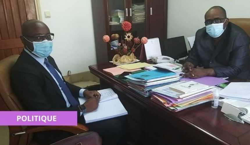 Medias241.com-Gabon-BIENDI MAGANGA MOUSSAVOU ÉCHANGE AVEC LE SECRÉTAIRE NATIONAL DU PDG