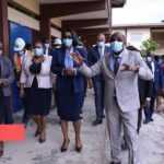Medias241.com-GABON-RENTRÉE SCOLAIRE : ROSE OSSOUKA RAPONDA VISITE DES ÉTABLISSEMENTS DE LIBREVILLE