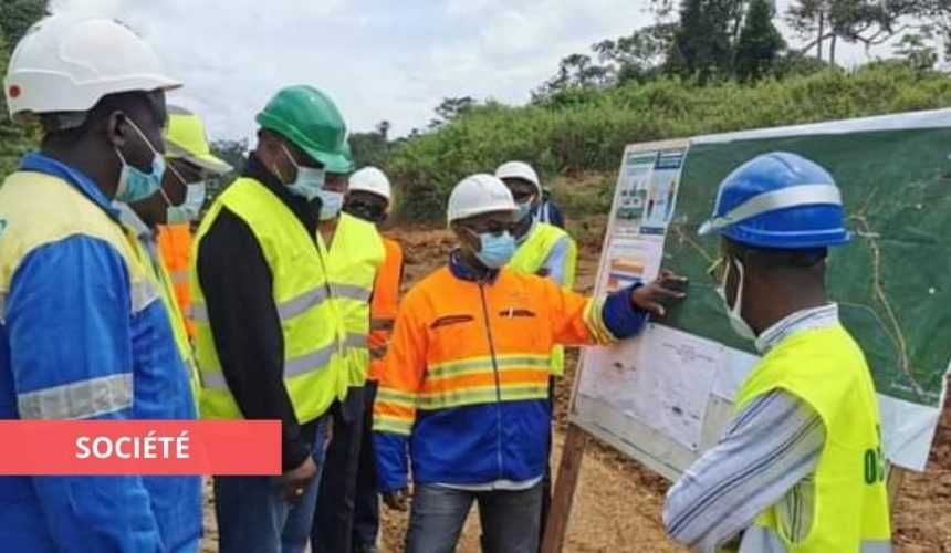 Medias241.com-GABON-TRANSGABONAIS : BRICE PAILLAT VISITE LES ZONES EN COURS DE RÉHABILITATION