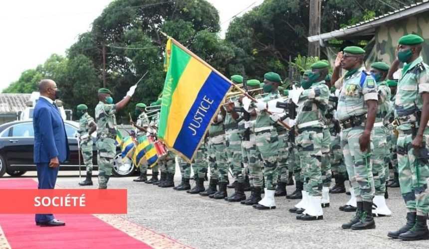 Medias241.com-GABON-ALI BONGO ONDIMBA CÉLÈBRE LA ST GEORGE AU GROUPEMENT BLINDÉ D’INTERVENTION
