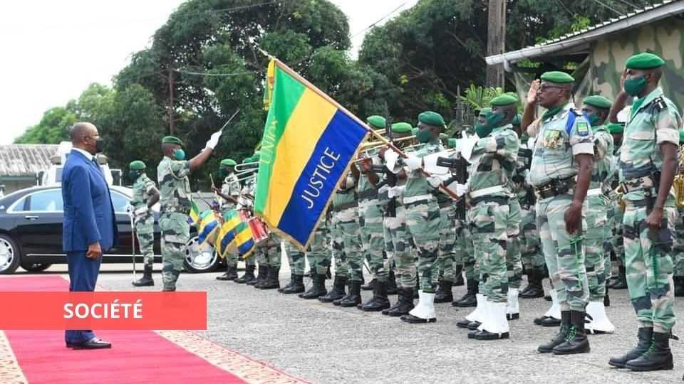 Medias241.com-GABON-ALI BONGO ONDIMBA CÉLÈBRE LA ST GEORGE AU GROUPEMENT BLINDÉ D’INTERVENTION