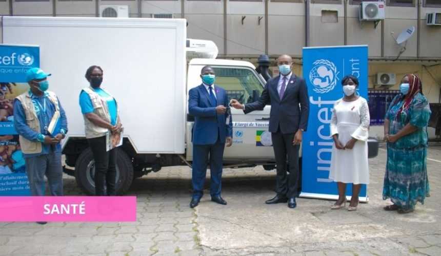 Medias241.com-GABON-L’UNICEF DOTE LE GABON D’UN VÉHICULE FRIGORIFIQUE POUR LA VACCINATION