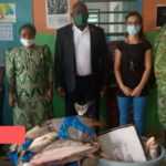 Medias241.com-GABON-DU POISSON ISSU DE LA PÊCHE ILLÉGALE OFFERT PAR L'ANPN AUX ASSOCIATIONS CARITATIVES