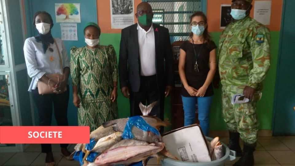 Medias241.com-GABON-DU POISSON ISSU DE LA PÊCHE ILLÉGALE OFFERT PAR L'ANPN AUX ASSOCIATIONS CARITATIVES