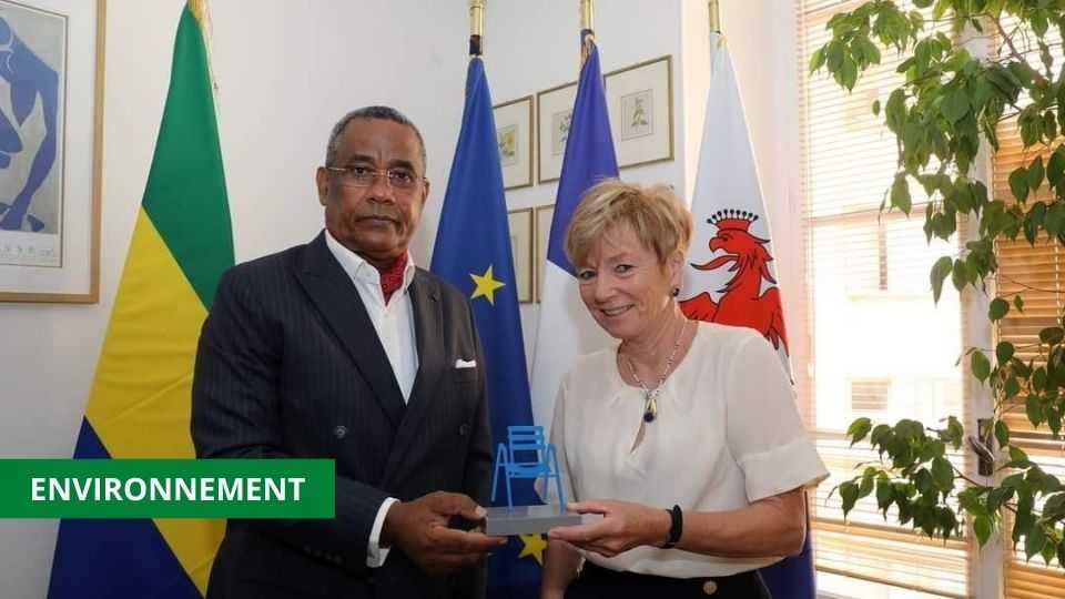 Médias241.com-gabon-CLIMAT : DE MILAN À NICE, LE GABON REPRÉSENTÉ PAR LEE WHITE ET GABRIEL TCHANGO