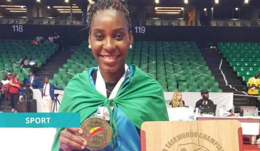 Médias241.com-gabon-SPORT : LA GABONAISE URGENCE MOUEGA DÉCROCHE L’OR À L'OPEN DE TAEKWONDO D’ALBANIE