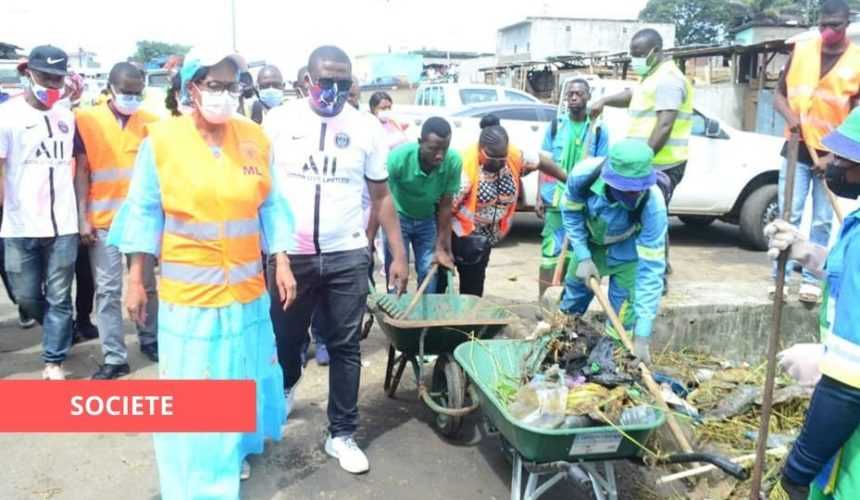 Médias241.com-gabon-INSALUBRITÉ : CHRISTINE MBA NDUTUME FACE AUX POINTS NOIRS DE LIBREVILLE