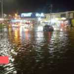 Medias241.com-GABON- LE ROND DU PK12 À SON TOUR SUBMERGÉ PAR LES EAUX DE PLUIE