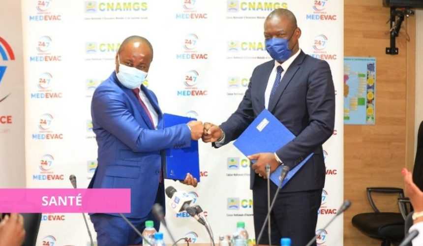 Medias241.com-GABON-24/7 ASSISTANCE ET LA CNAMGS SIGNENT UN ACCORD POUR L’ÉVACUATION SANITAIRE