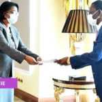 Mediascom-GABON- ROSE CHRISTIANE OSSOUKA A PRIS PART À L'INAUGURATION DU MÉMORIAL EN HOMMAGE AUX VICTIMES DE LA CATASTROPHE DE NKOA NTOMA À BATA
