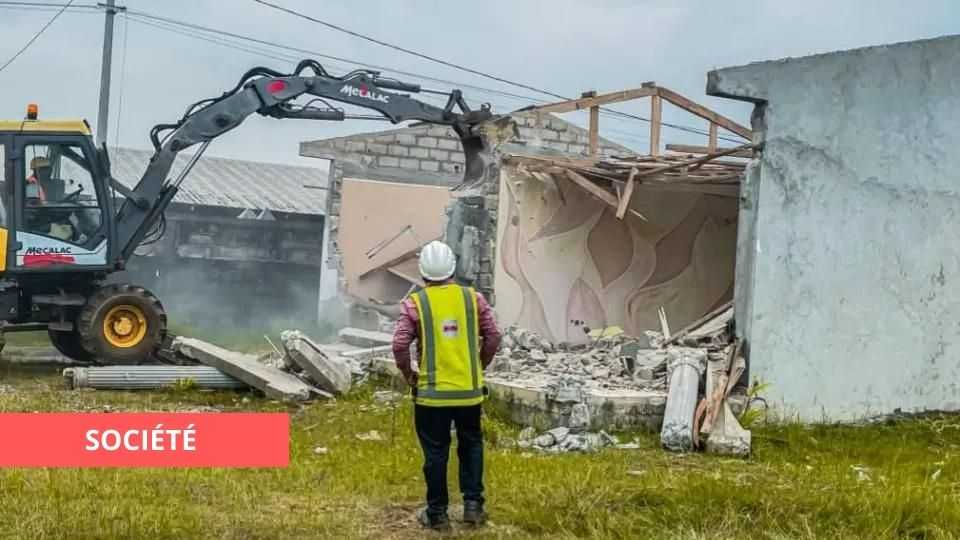 Medias241.com-GBAON-AÉROPORT DE LIBREVILLE : DÉMOLITION DES ÉDIFICES SITUÉS SUR L’EMPRISE DU PROJET