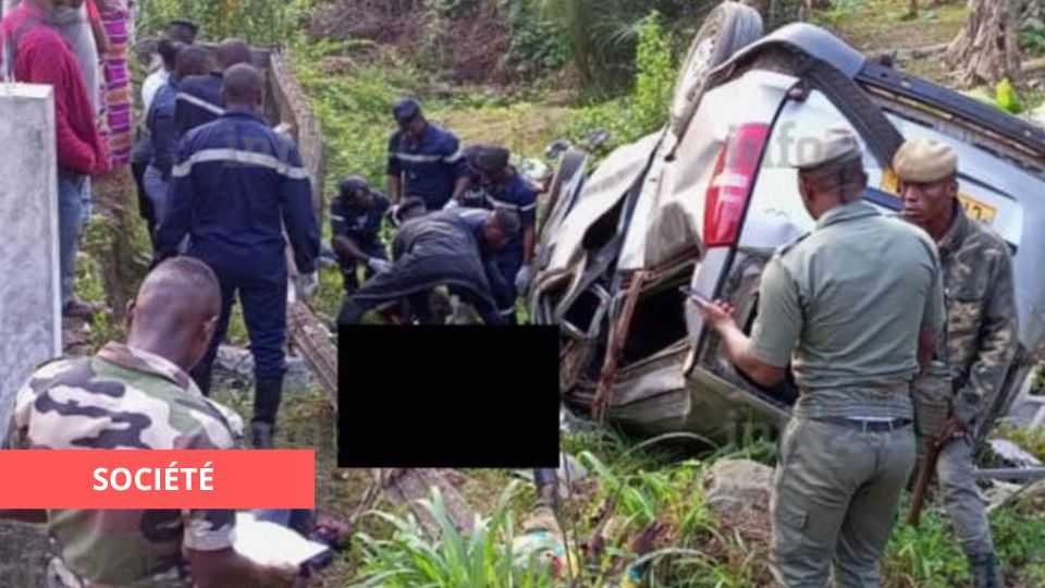Medias241.com-GABON-NTOUM: UNE VOITURE FINIT SA COURSE DANS UN RAVIN ET FAIT 3 MORTS