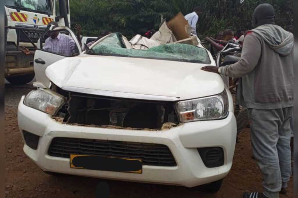 Medias241.com-GABON-Ntoum: La nationale 1 théâtre d’un nouvel accident, bilan deux morts.