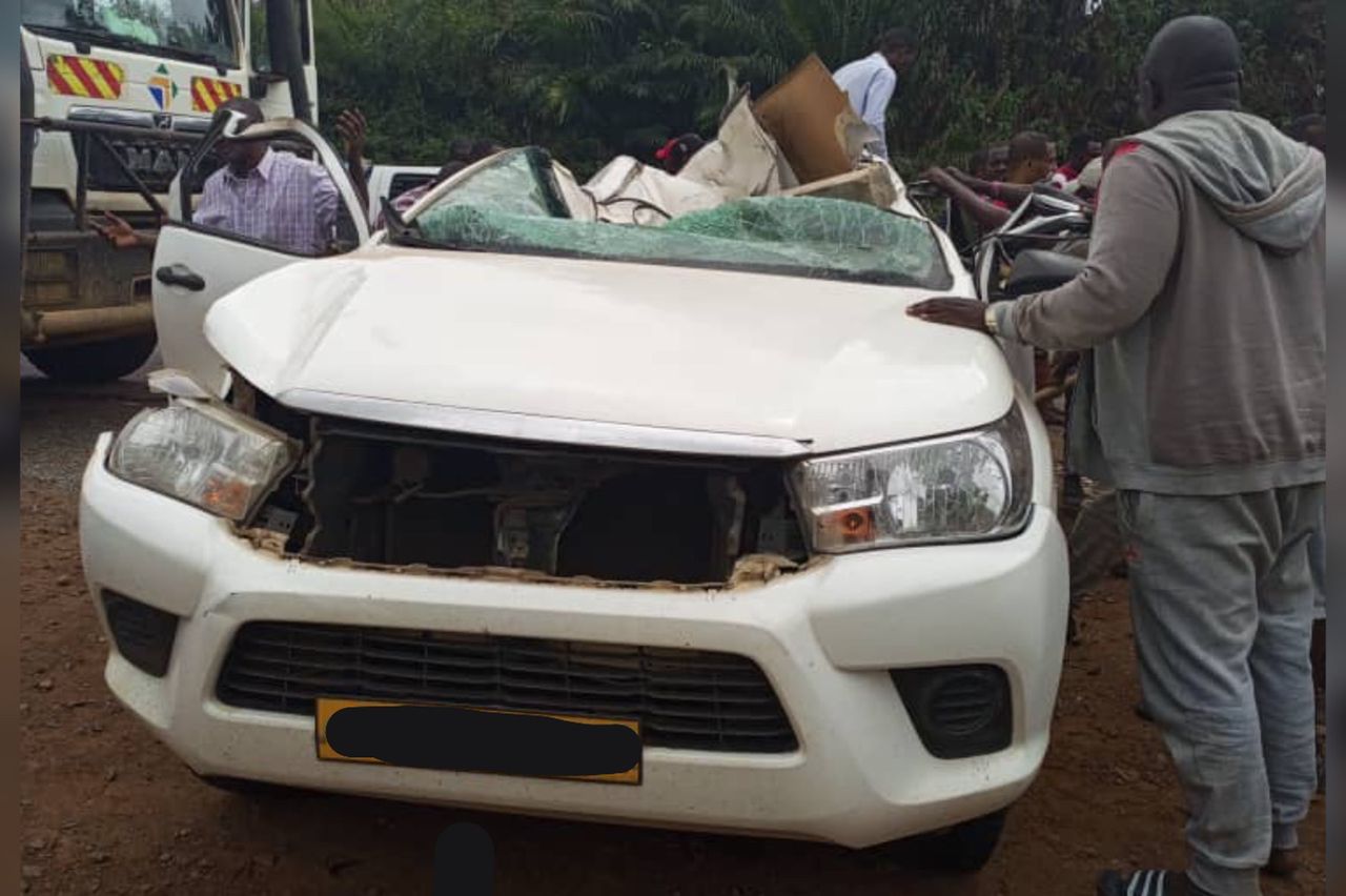 Medias241.com-GABON-Ntoum: La nationale 1 théâtre d’un nouvel accident, bilan deux morts.