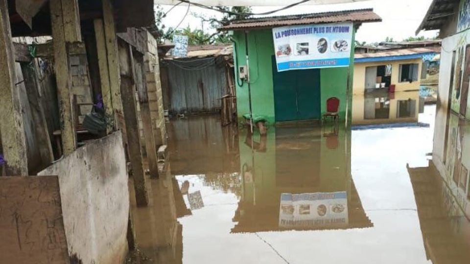 Medias241.com-GABON-Plusieurs maisons dans l’eau à Ntoum