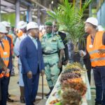 Medias241.com-GABON-Mouila: eau, santé, pêche, bois, plusieurs usines mises en service par le chef de l’Etat