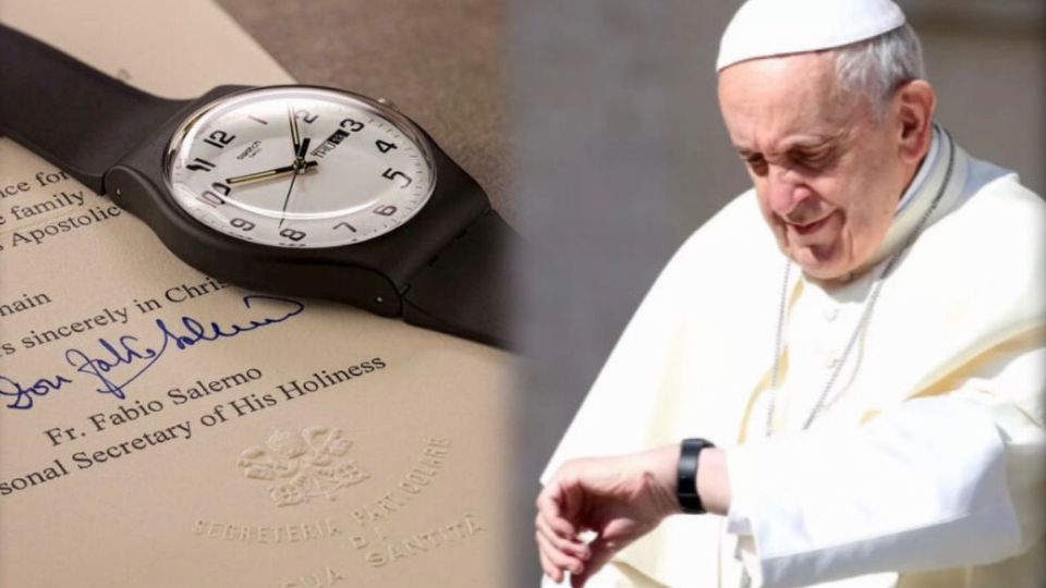 Medias241.com-GABON-Société: La montre du pape François estimée à 100 000 euros mise aux enchères