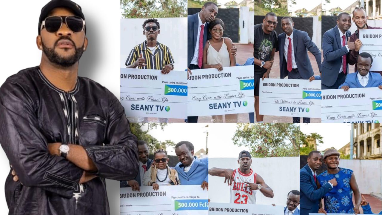 Médias241.com-GABON-Société: Sean Bridon tient parole et distribue les chèques aux artistes gabonais