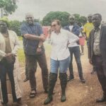 Medias241.com-Gabon-Inondations : Madeleine Berre aux côtés des sinistrés de Lambaréné