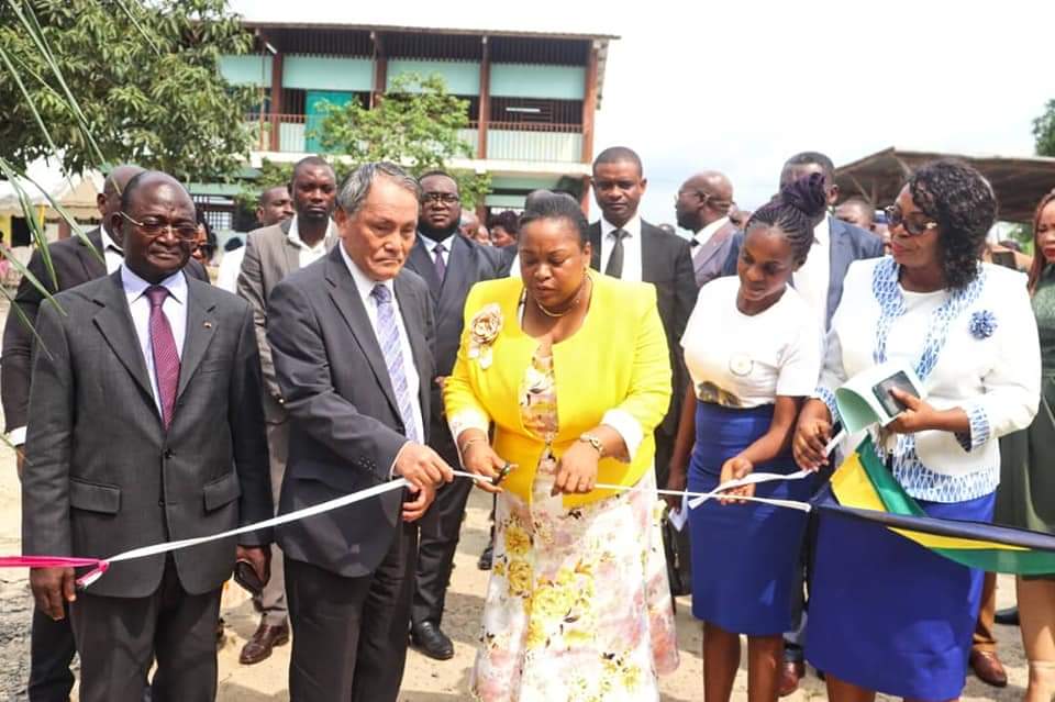 Medias241.com-GABON-Éducation : inauguration d’un nouveau bâtiment à l’école publique de Bikele