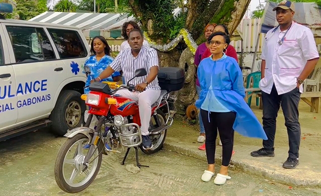 Medias241.com-GABON-le Samu social se dote de motos pour les zones enclavées de Libreville