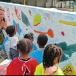 Medias241.com-GABON-Pollution plastique: Une fresque murale pour sensibiliser les bambins à l'école Gros Bouquet 1