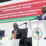 Medias241.com-GABON-ZLECAF : Yves Fernand Mafoumbi préside la 11eme réunion du conseil des ministres du Commerce