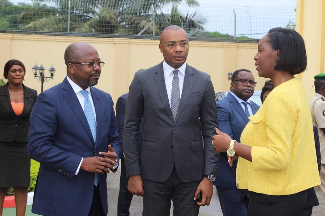 Mediascom-GABON-Société : Alain Claude Bilie By Nze auprès des pensionnaires du Centre Gabon égalité de Nzeng Ayong