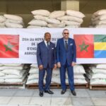 Medias241.com-GABON-le Roi du Maroc fait don de 2000 tonnes de fertilisants aux agriculteurs gabonais.