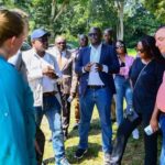Medias241.com-GABON-Projet de Maboumine : Elvis Ossindji en visite de site avant la relance