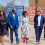 Medias241.com-Gabon-ZIS de Nkok : Mbadinga Madiya en visite au nouveau port sec