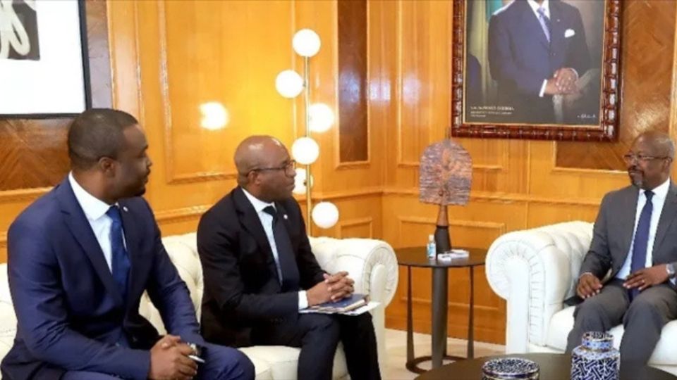 Medias241.com-Gabon-BDEAC : le nouveau Vice-président reçu en audience à la Primature