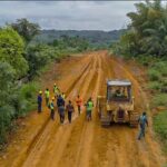 Medias241.com-GABON-Ngounié : Des progrès significatifs sur les chantiers routiers pour renforcer la connectivité territoriale
