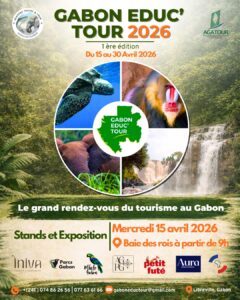 Affiche officielle du Gabon Educ Tour 2026